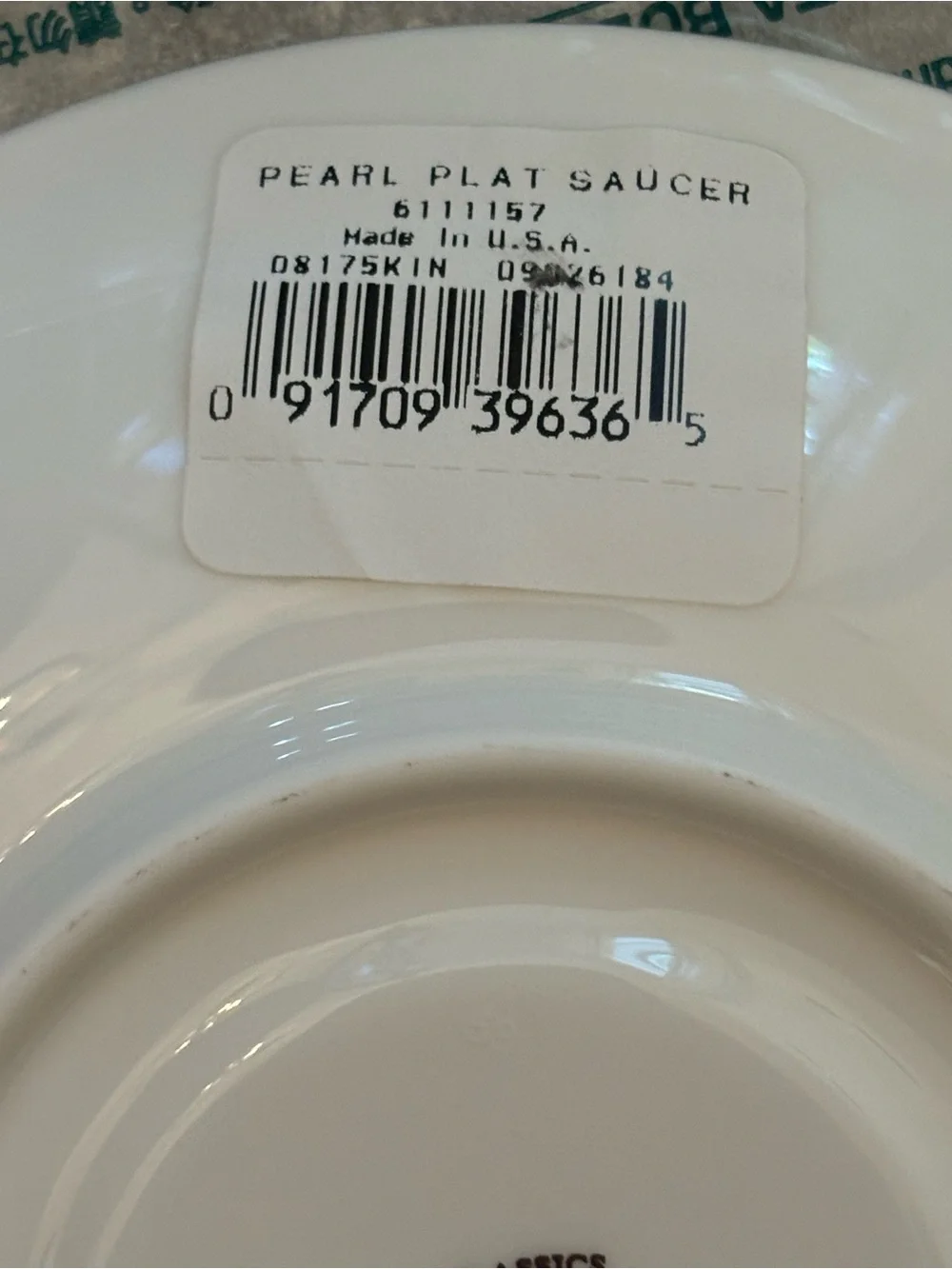 Lenox refined saucer
